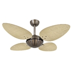 Ventilador De Teto Volare Office Petalo Palmae Natura 220v
