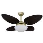 Ventilador De Teto Volare Petalo Quad Tabaco 220v