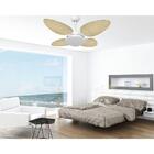 Ventilador de Teto Volare Premium Pétalo Palmae Natural 127v