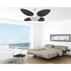 Ventilador de Teto Volare Premium Pétalo Palmae Tabaco 220v