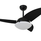 Ventilador De Teto Volare Preto Fosco Class Nero 3 Pás 220v