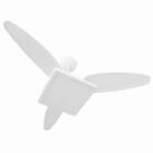 Ventilador De Teto Wind Light Silent Luminária Plafon Led 25w