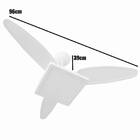 Ventilador De Teto Wind Light Silent Luminária Plafon Led 25w