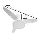 Ventilador De Teto Wind Light Silent Luminária Plafon Led 25w