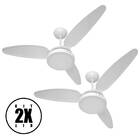 Ventilador De Teto Wind Light Silent Plafon Led 18w Ponente K