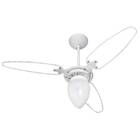 Ventilador De Teto Wind Pera Branco Transparente 220v