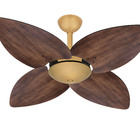 Ventilador De Teto Winds Dourado 4 Pás Econômico Ventax 110v