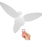 Ventilador De Teto Zonda Branco Ponente Controle Remoto Lcg 1