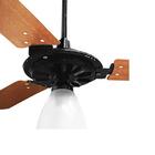 Ventilador De Teto yris 150w E 180w Preto ventex 220v