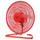 Ventilador Jan Oscilante Mesa 110v Vermelho