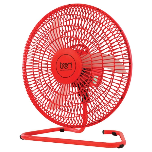 Ventilador Jan Oscilante Mesa 110v Vermelho