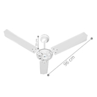 Ventilador Leblon Branco 220v 3 Pás E Controle Remoto