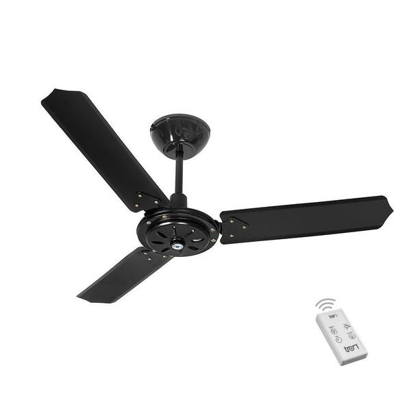 Ventilador Leblon Preto 110v 3 Pás E Controle Remoto