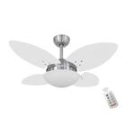 Ventilador Lil Prince Branco 127v E Controle Remoto