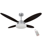 Ventilador Luna Branco Tabaco 127v E Controle Remoto