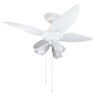 Ventilador Lustre Manour Plus Branco 220v 4 Pás Branca