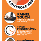 Ventilador Mallory  Max Control Preto Dourado Com Controle 40