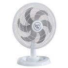 Ventilador Médio Maggie Branco Oscilante 220v Pás Prata