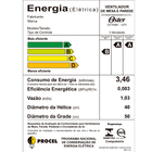Ventilador Mesa 6 Pás Power Fresh 2 em 1 127V (110V) Oster