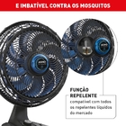 Ventilador Mesa Arno 49cm 127V Preto e Azul Escuro X-treme 9