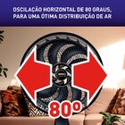 Ventilador Mesa Arno 49cm 220V Preto e Cobre X-treme 9 Plus