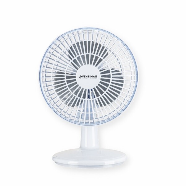 Ventilador Mini De Mesa Parede 20cm Turbo 20w Potente 2 Veloc