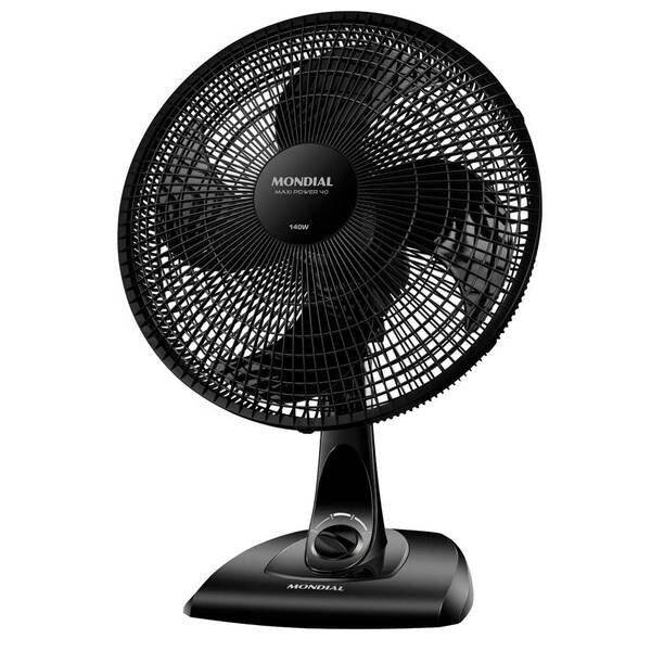 Ventilador Mondial Maxi Power 40cm 4 Pás 220v Preto