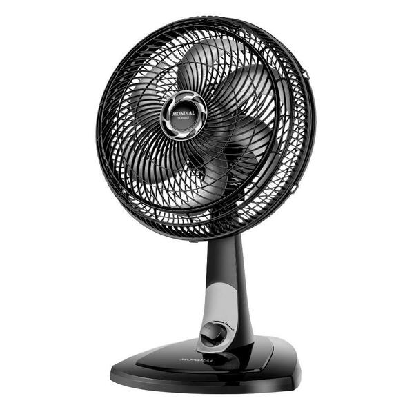 Ventilador Mondial Vt-30nb 30cm Preto Com Prata 220v