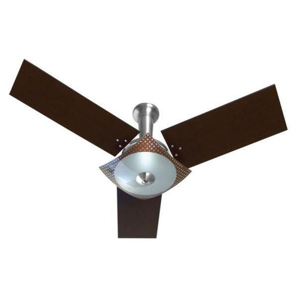 Ventilador Naulu Alumínio 220v 3 Pás Tabaco