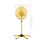 Ventilador Oscilante Coluna 220v Amarelo