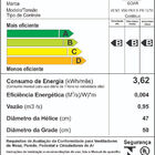 Ventilador Oscilante De Parede 50cm Goar Metal Preto 127v