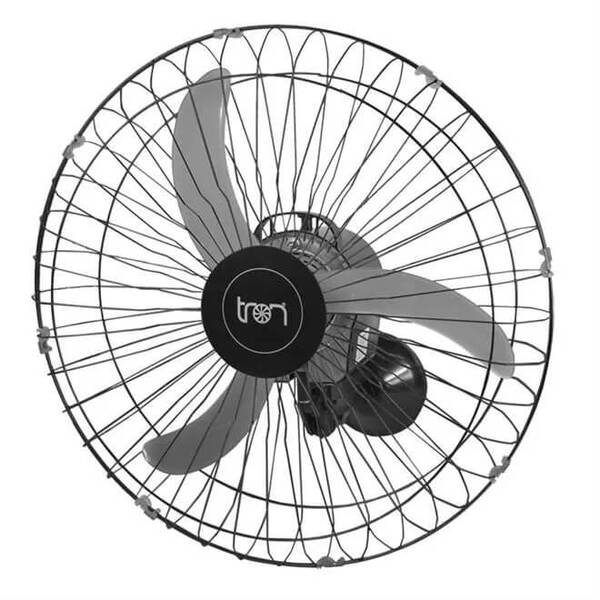 Ventilador Oscilante Parede Bivolt 60cm C1 Tron Super Preto 2
