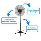 Ventilador Oscilante Pedestal Preto 50cm 127v Tron
