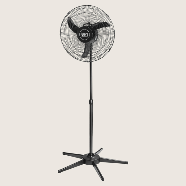 Ventilador Oscilante Pedestal Preto 50cm Bivolt Tron