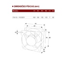 Ventilador Para Painel - Alimentação Bivolt 110/220vca Ventil