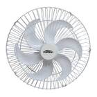 Ventilador Parede 50cm Turbão 6 Pás Oscilante Branco Bivolt