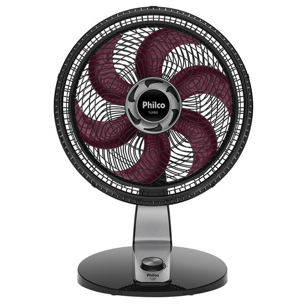 Ventilador Philco Pvt400 Bordô 3 Velocidades Turbo 160w 127v
