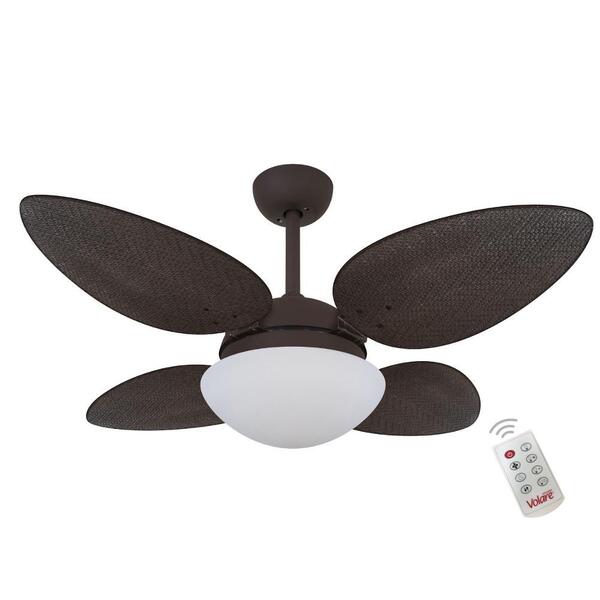Ventilador Premium Tabaco 127v E Controle Remoto
