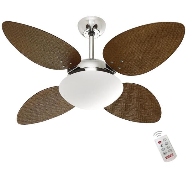Ventilador Premium Tabaco 127v E Controle Remoto
