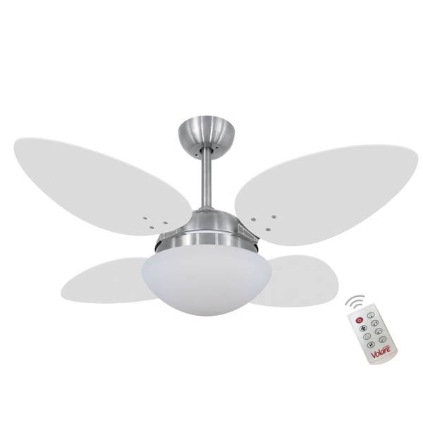 Ventilador Prince Iv Branco 220v E Controle Remoto
