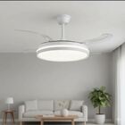 Ventilador Retrátil Com Led Moderno – Perfeito Para Decorar E