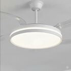 Ventilador Retrátil Com Led Moderno – Perfeito Para Decorar E