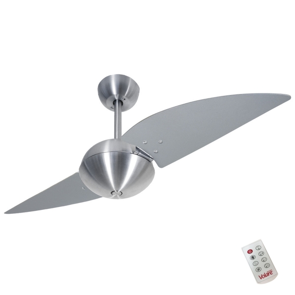 Ventilador Teto 2 Pás Turbo Office Titânio 220V c/ Controle