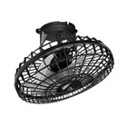 Ventilador de Teto 50cm Bivolt Preto Turbo Orbital Wind Lorensid