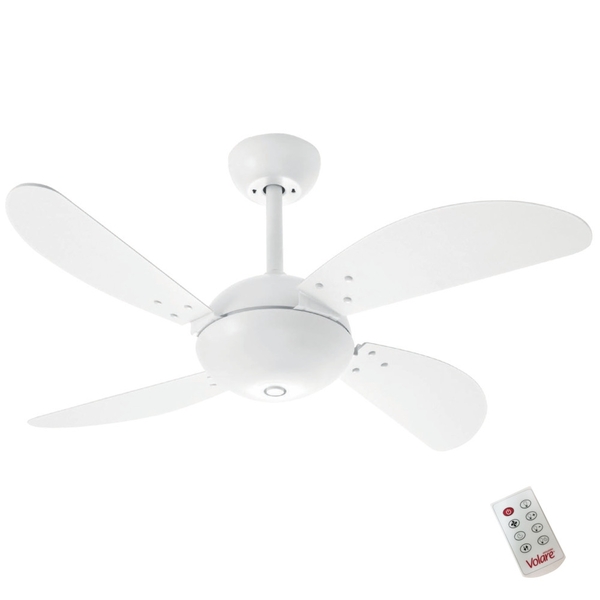 Ventilador Teto Branco PR Fly Office Branco 220V c/ Controle