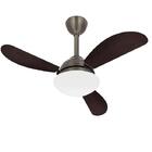 Ventilador Teto Bronze Fly 3 Pás Econômico Sala Ventax 110v