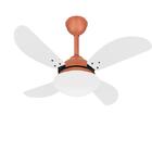 Ventilador Teto Cobre Fly 4 Pás Quarto Potente Ventax 110v