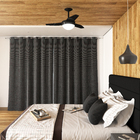 Ventilador de Teto com Controle Remoto 3 pás Preto Nano Inspire 220V