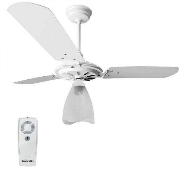 Ventilador Teto Com Controle Yris 150w Branco Ventex 127v