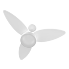 Ventilador de Teto com Controle Remoto Easy Eco Inverter 3 Pás 105cm Branco Bivolt Ventisol